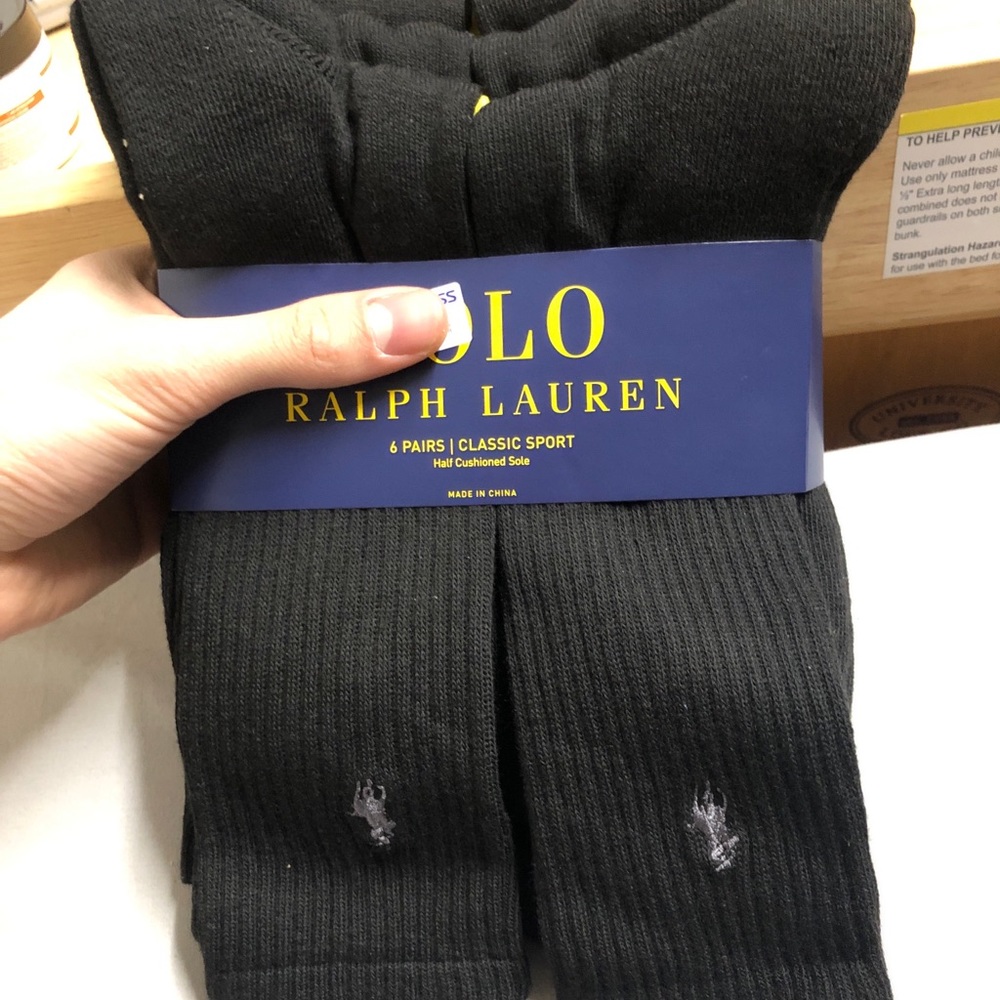 Polo Ralph Lauren 6 Pairs Socks
